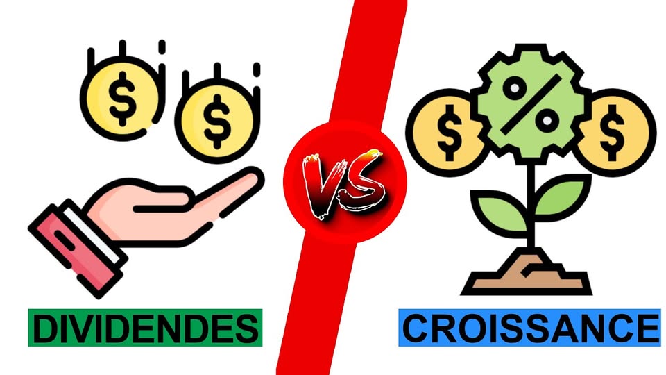 La différence entre investir pour les dividendes et investir pour la croissance